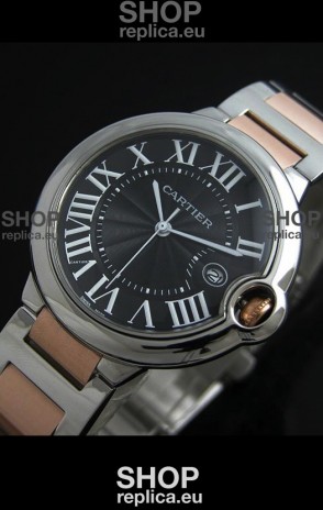 Cartier Ballon Bleu de Japanese Replica Watch Two Tone