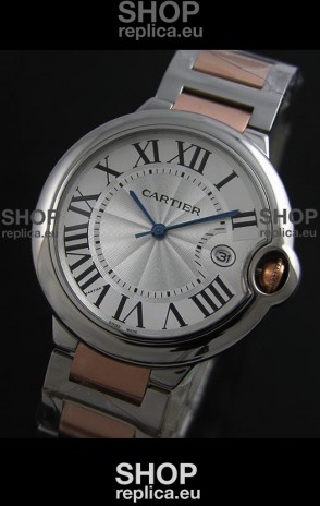 Cartier Ballon Blue de Japanese Replica Watch in White Dial