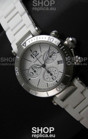 Cartier Pasha de Ladies Replica Watch in White Dial
