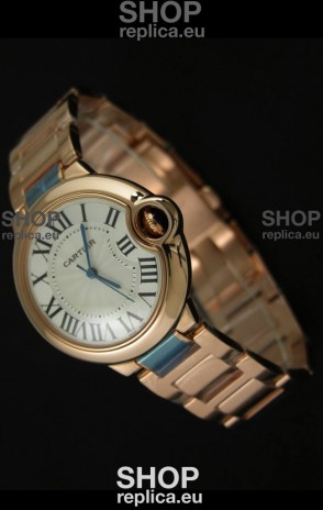 Ballon De Bleu Cartier Pink Gold Swiss Watch