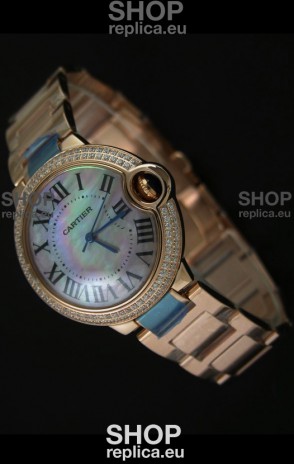 Cartier Balon de Swiss Replica Watch in Rainbow Dial