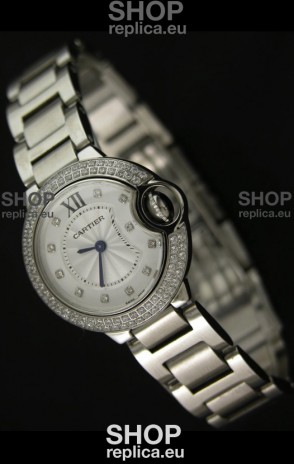 Balon Bleu de Cartier Ladies Japanese Watch in Steel