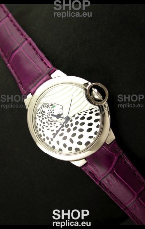 Ballon De Cartier Watch in Leopard Dial