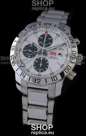 Chopard Mille Miglia GMT Swiss Replica Watch in White Dial