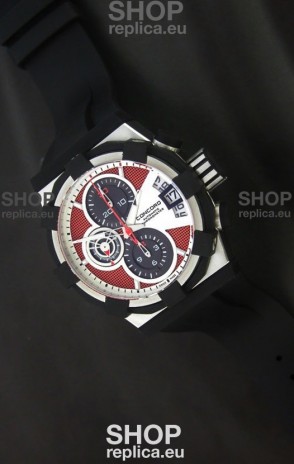 Concord C1 in Red & White Carbon Fibre Swiss Watch