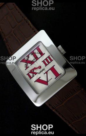 Franck Muller Geneve Infinity Japanese Special Watch in Red Markers