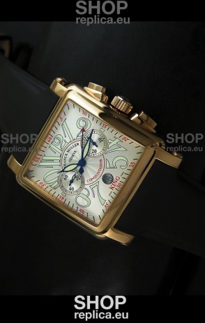 Franck Muller King Conquistador Cortez 10000 Rose Gold Swiss Replica Watch