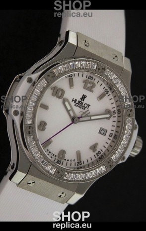 Hublot Big Bang King Swiss Quartz Watch in White Dial