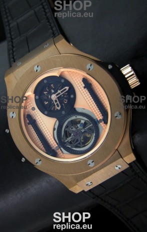 Hublot Big Bang King Power Tourbilon Japanese Replica Watch in Rose Gold