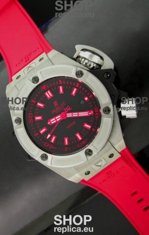 Hublot Big Bang Diver 4000M Swiss Watch in Red 