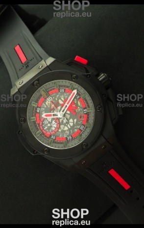 Hublot Big Bang King Power Red Devil Swiss Watch in PVD Case