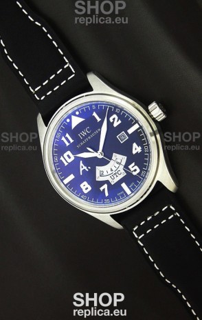 IWC Schaffhausen Japanese Replica Watch in Black Dial