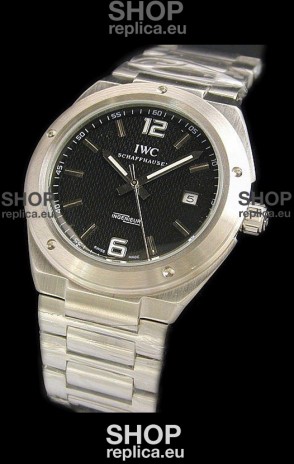 IWC Ingenieur Swiss Watch in Checked Black Dial