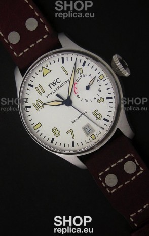 IWC Die Grosse Fliegeruhr Swiss Replica Watch in White Dial
