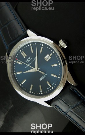 IWC Schaffhausen Ingenuier Vintage Swiss Replica Automatic Watch in Black Strap
