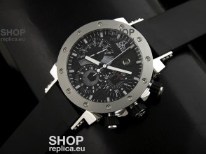 Jacob and Co EPIC II Swiss Watch in Black Carbon Dial