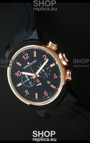 Montblanc Timewalker Chrono Watch in Rose Gold Casing