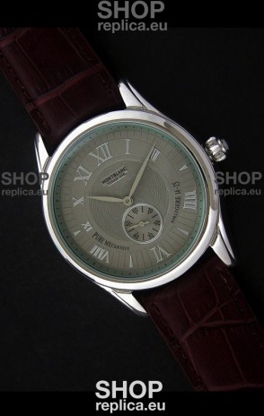 Mont Blanc Star Chrono Watch in Grey Dial