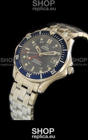 Omega Seamaster GMT Professional Watch in Black Dial