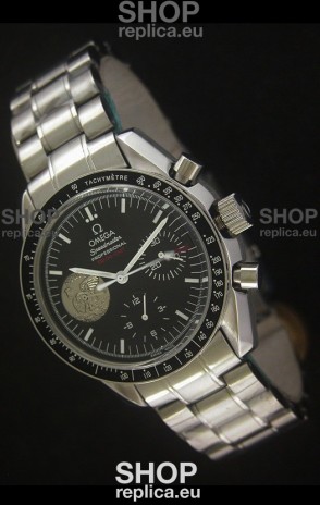 Omega Speedmaster Professional 0258 GMT Watch in Black Dial