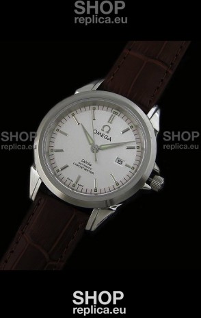 Omega De Ville Co Axial Automatic Watch in White