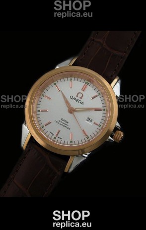 Omega Deville Escapement Mechanical Rose Golden Watch