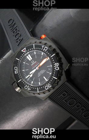 Omega Seamaster Ploprof Swiss Watch in Black Strap