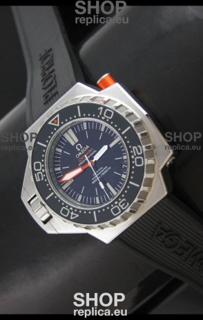 Omega Seamaster Ploprof Swiss Watch in Black Strap
