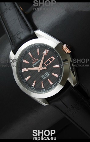 MEGA Seamaster Aqua Terra 150M Co-Axial Watch in Black Dial
