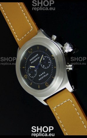 Radiomir Panerai Mare Nostrum Japanese Automatic Watch in Black Dial