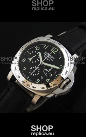 Panerai Luminor Daylight Swiss Watch in Steel - 1:1 Mirror Replica