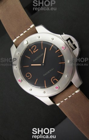 Panerai Radiomir Egiziano Swiss Replica Watch in Brown Strap