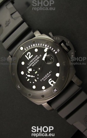 Panerai Luminor Submersible 1000M Japanese Automatic Watch in PVD Coating