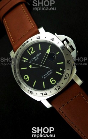 Panerai PAM029M Luminor GMT Swiss Watch - 1:1 Ultimate Mirror Replica