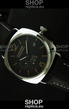 Panerai Radiomir 8 Days Japanese Replica Watch in Black Dial