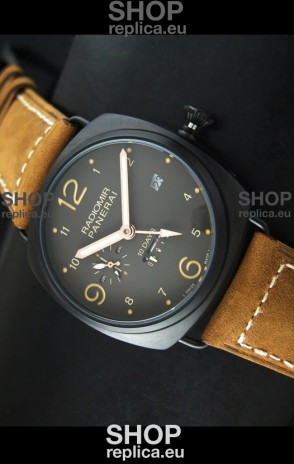 Panerai Radiomir PAM497 10 Days Japanese Replica Watch in PVD Case