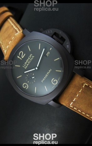 Panerai Luminor Marina 1950 PAM386 Composite DLC Swiss Replica Watch