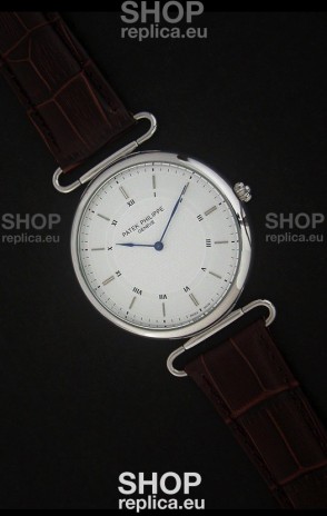 Patek Philippe Calatrava Japanese Quaartz Watch in Steel