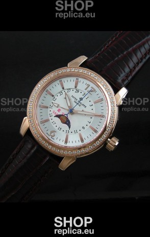 Patek Philippe Mens Grand Complications Japanese Watch in Rose Gold Casing