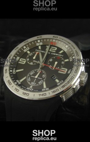 Porsche Design Flat Six P'6320 Japanese Watch in Grey 