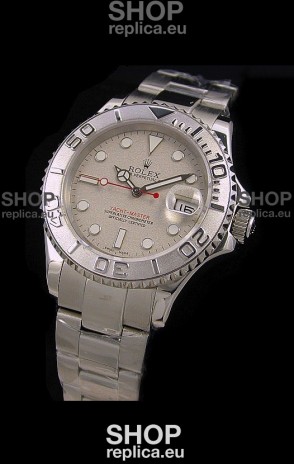 Rolex Yachtmaster Swiss Replica Watch Beige Dial