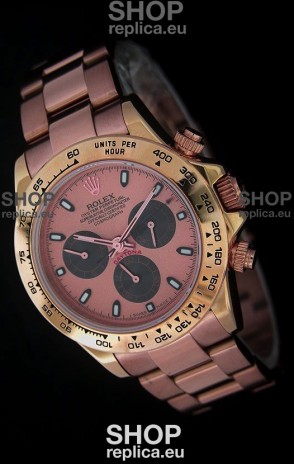 Rolex Daytona Cosmograph Swiss Replica Rose Gold Watch 