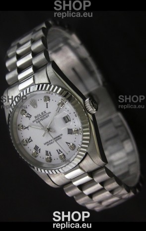 Rolex Datejust Oyster Perpetual Diamonds Japanese Watch