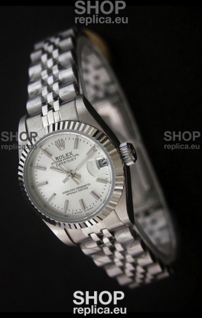 Rolex Datejust Oyster Perpetual Superlative ChronoMeter Japanese Watch in White Dial