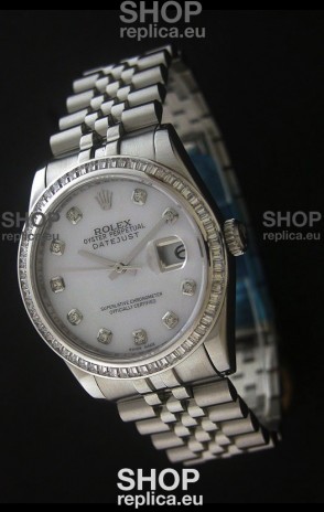 Rolex Datejust Japanese Replica Automatic Watch in White Dial
