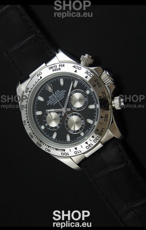 Rolex Daytona Japanese Replica Steel Watch in Silver Subdials