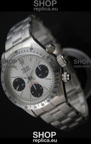 Rolex Oyster Cosmograph Swiss Replica Watch in White Dial