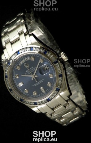 Rolex Oyster Perpetual Day Date Japanese Automatic Watch in Midnite Blue Dial