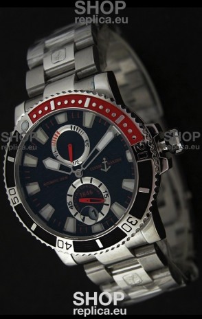 Ulysse Nardin Maxi Marine Diver Swiss Watch in Black Dial