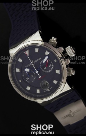 Ulysse Nardin Marine Blue Seal Chronograph Swiss Watch